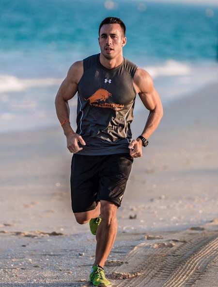 Beach running