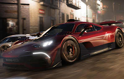Screenshot des Mercedes-AMG Project One in Forza Horizon 5