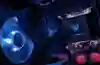 A photo showing the Acer Orion 9000 gaming PC's LED fans.