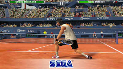 Captura de pantalla de Virtua Tennis Challenge