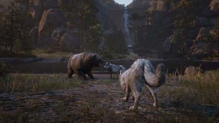 Esconda-se enquanto os animais brigam para depois caçar com mais facilidade