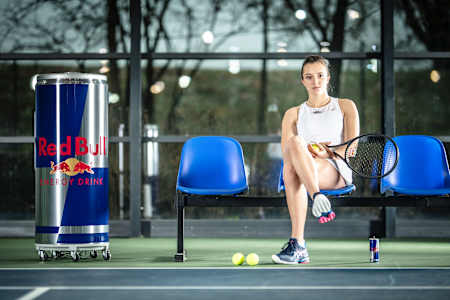 Iga Świątek poses for a portrait during a photo shoot in Poland on November 30, 2019.