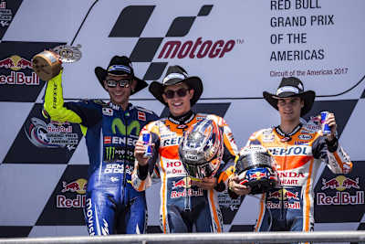 マルケスとロッシのワールドチャンピオン獲得回数は6回で並んでいる