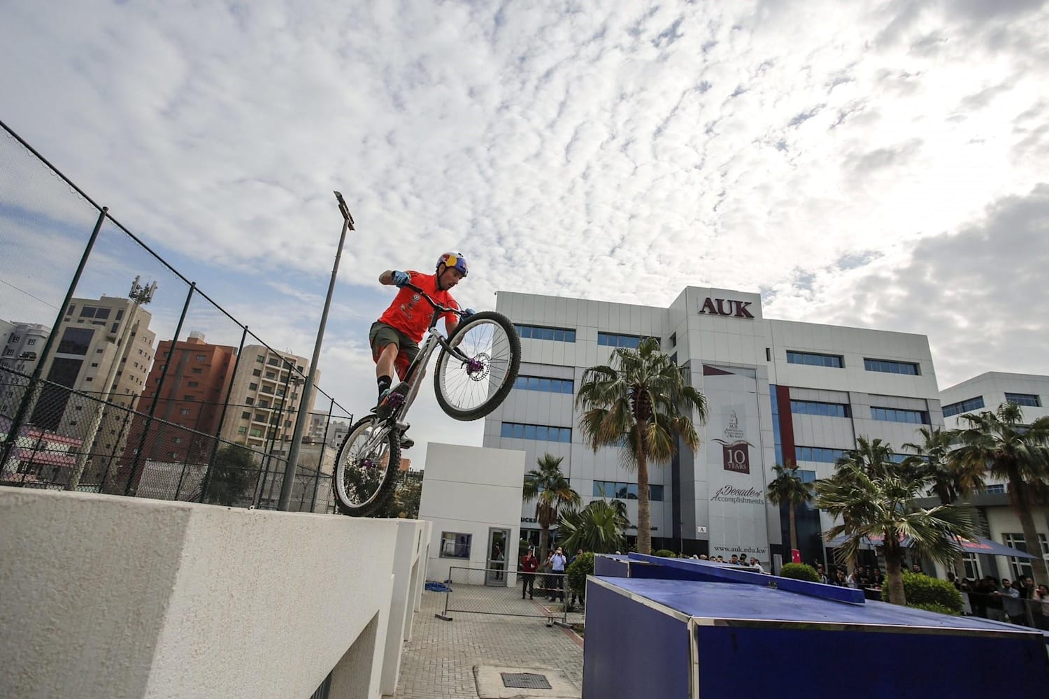 Kenny Belaey Biking In Kuwait Red Bull Mea