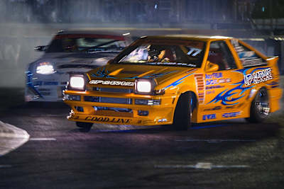 Japanese drifters in action.