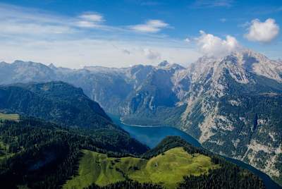 Beste Aussicht vom Jenner: Watzmann und Königssee Watzmann und Königssee vom Jenner