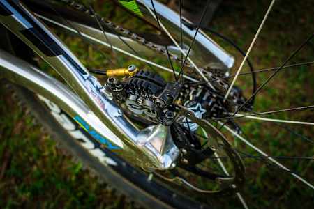 Bê Cruz bike check - freios Shimano Saint