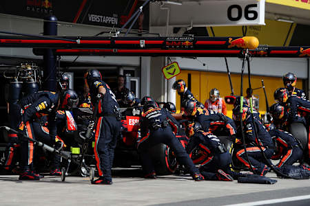 Red Bull Racing'in Brezilya GP'sindeki pit stop'u...