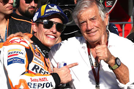 Marc Márquez ve Giacomo Agostini