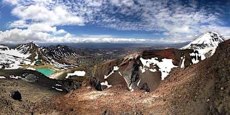 Панорамный вид альпийского перехода Тонгариро.