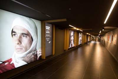 Bild von Ayrton Senna im Walk of Fame des Red Bull Ring