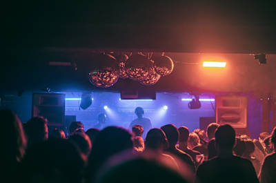 Martyn at inner_circle techno party in Brisbane. Photo by inner_circle.