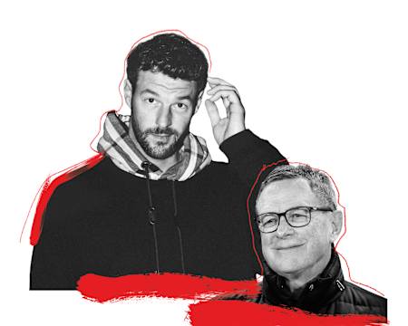 Musiker und Ralf Rangnick-Fan Paul Pizzera (l.)