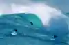 Taj Burrow rides the tube at Burleigh Heads