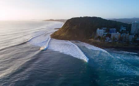 Burleigh Heads reminding us why the Gold Coast is a surfer's dream