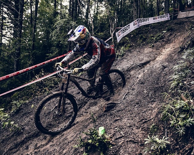 Descente vtt red bull