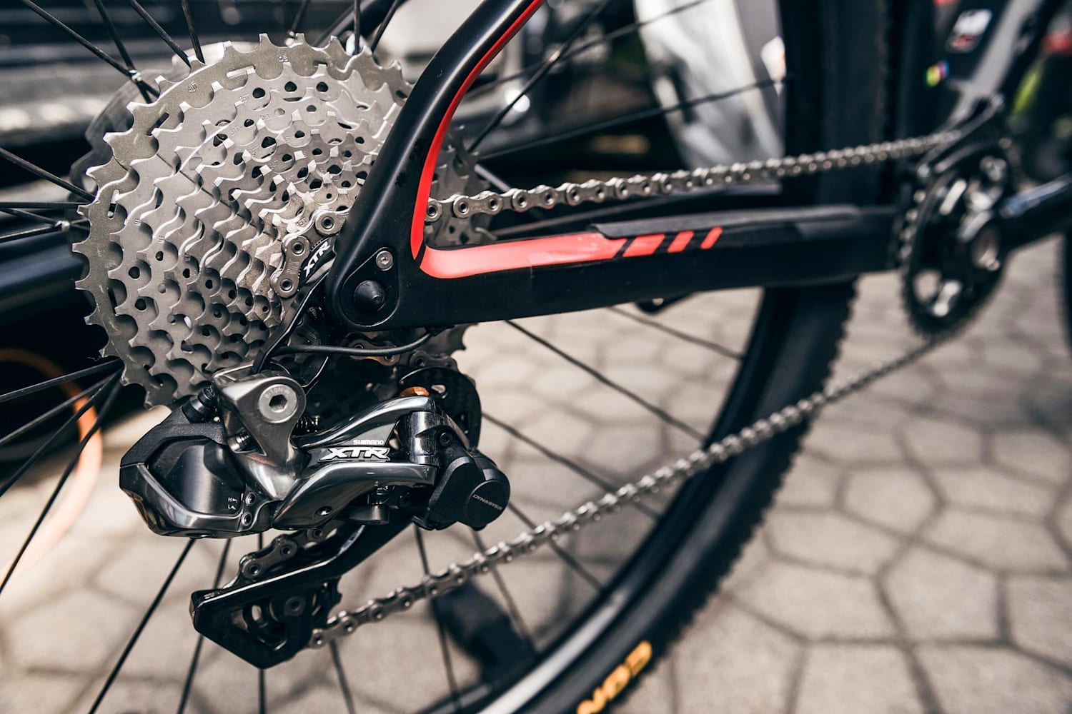 gears on a mountain bike