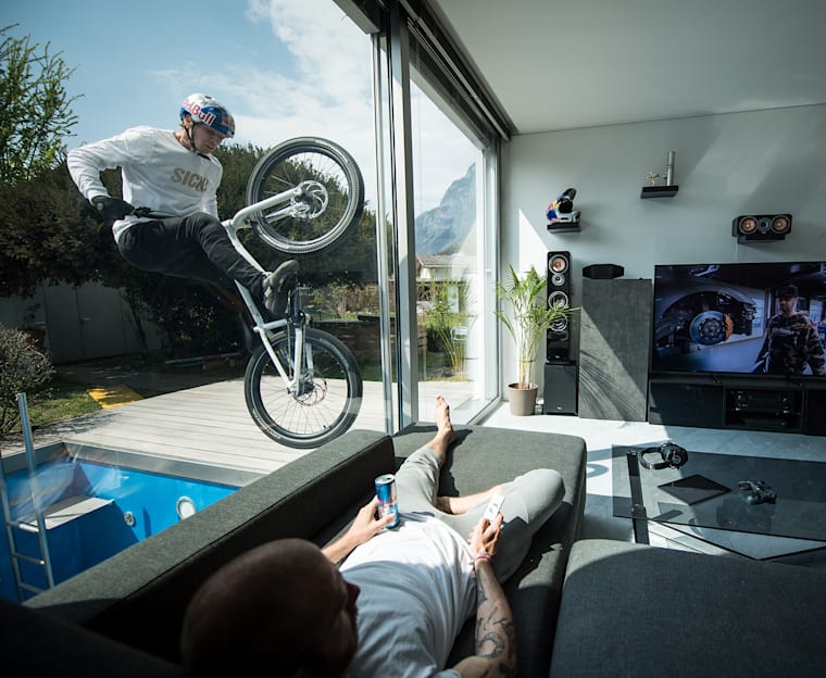 Fabio Wibmer Bike Check: Prototype Canyon Trial bike