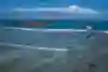 Lenny used a hydrofoil kiteboard for two crossings Lenny used a hydrofoil kiteboard for two crossings
