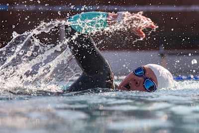 Take a few minutes in the water to steady your breathing (and nerves)