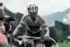 Nino Schurter racing during the XCC race at the UCI XCO World Cup at Val di Sole, Italy,  on August 2, 2019.