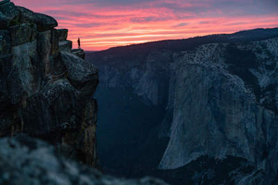 The scenery was nothing short of majestic during Honnold's ascent of El Cap