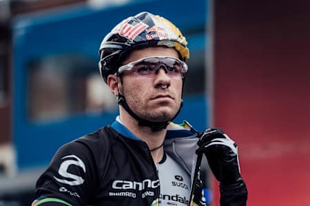 Henrique Avancini seen before the XCC race at Rd 7 of the UCI XCO MTB World Cup 2018 in La Bresse, France on August 24, 2018.