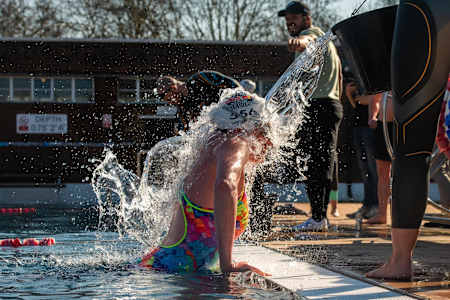 Swimming in a lido is an ideal way to prepare for an open water race