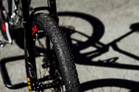 Tyres seen on Nino Schurter's bike.