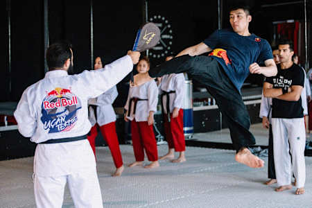 极限武术起源于美国空手道比赛内自选套路（Creative Form）