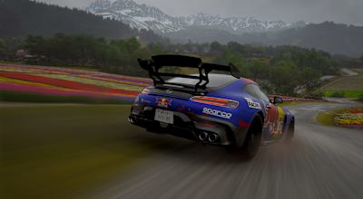 Screenshot aus Forza Horizon 6 zeigt den 2020 Mercedes-AMG GT Black Series