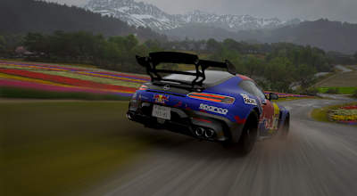 Screenshot aus Forza Horizon 6 zeigt den 2020 Mercedes-AMG GT Black Series