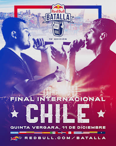 An image from the Red Bull Batalla International Final 2021 in Chile.