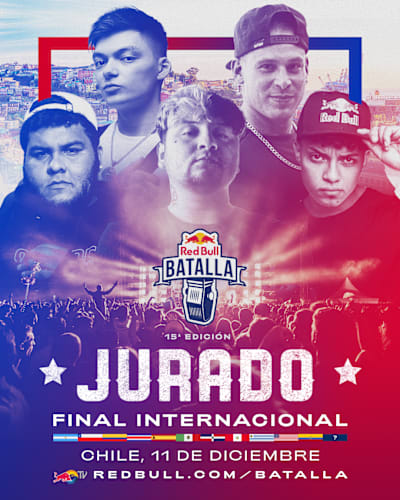 An image of the judges at Red Bull Batalla International Final 2021.