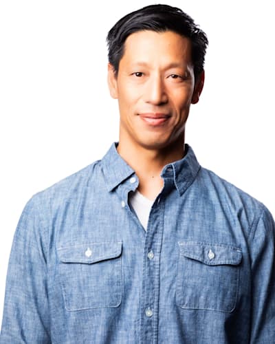 A portrait of Red Bull Basement Global Judge Hans Yang, who is general manager of Microsoft for Startups.
