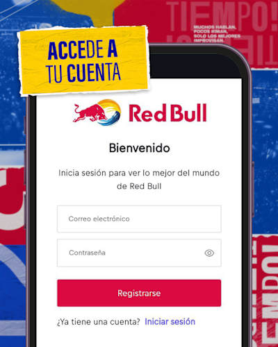 Creación cuenta Red Bull