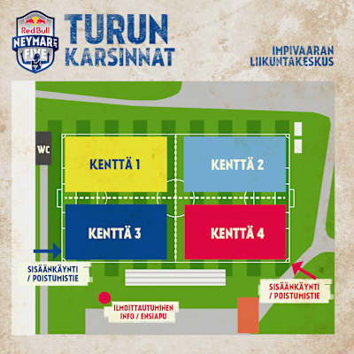 Red Bull Neymar Jr's Five - Turun karsinnat -aluekartta