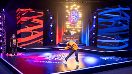 Hip-hop dancer NEPO performs at the Red Bull Dance Your Style India Finals