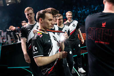A photo of G2 Esports’ Luka ‘Perkz’ Perković following their LEC Summer Final win in Athens, Greece.