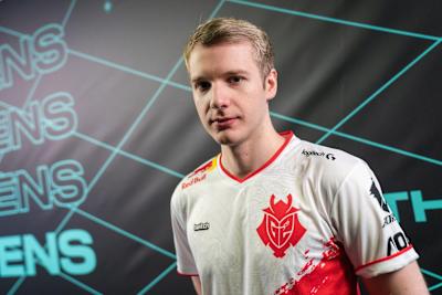 A photo of G2 Esports’ Marcin ‘Jankos’ Jankowski in between games during the LEC Summer Final in Athens, Greece.