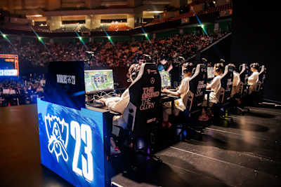 Weibo Gaming competes at the League of Legends World Championship 2023 Semi Finals