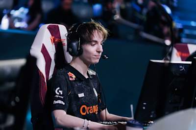 Caliste at the console at First Stand Tournament Grand Finals 2025 in Seoul, Korea