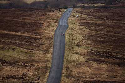 Una de las ascensiones en la prueba “The Race” en Irlanda.