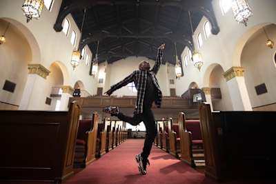 Lil Buck am Set von "Nobody Knows" in Los Angeles, Kalifornien, am 18. September 2020.