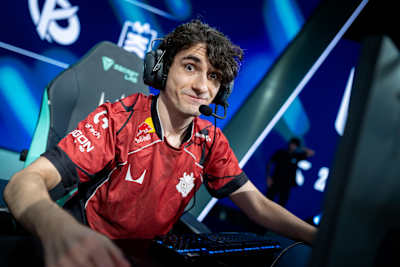 El jugador de League of Legends Labros «Labrov» Papoutsakis en acción.