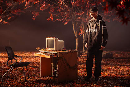Lee "Faker" Sang-hyeok in action during Worlds 2023