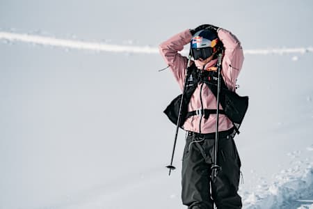 Sweden’s Max Palm at the Natural Selection Tour Ski.