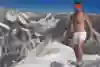 Extreme alpine style: just wear shorts 