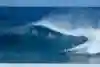 Caitlin Simmers surfing at Backdoor during the 2024 Lexus Pipe Pro.