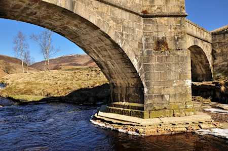 Watch your footing - it isn't called Slippery Stone Bridge for nothing